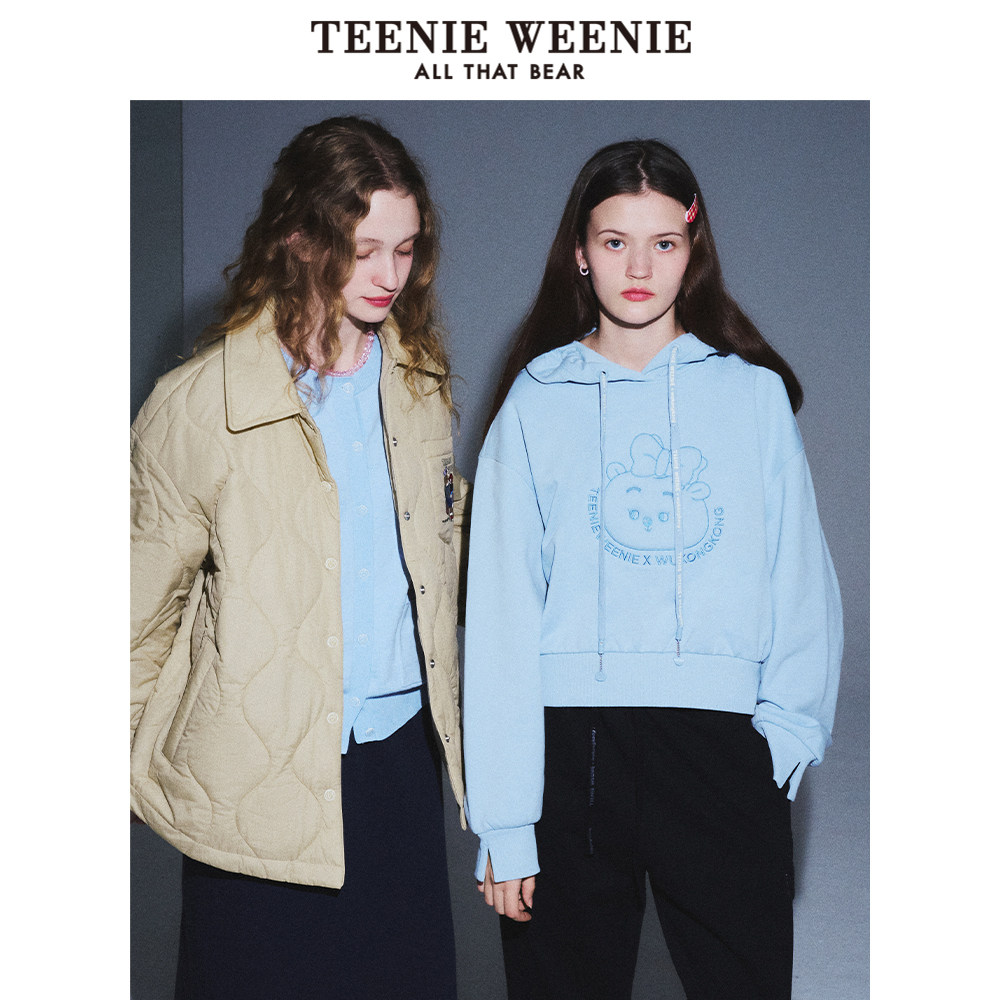 TeenieWeenie小熊女装带帽卫衣TTMW241103L