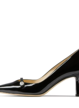 JIMMY CHOO/周仰杰  珍珠漆皮时尚休闲尖头 ROSALIA65PTZ