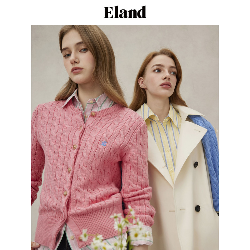 E&middot;Land女士短款开衫外套EECKF23R31