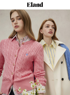 E·Land女士短款开衫外套EECKF23R31