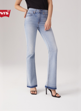 Levi's李维斯25春季女士725高腰微喇牛仔裤18759-0258