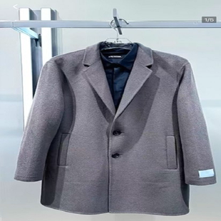 太平鸟男装2024冬款羊毛大衣B1AAE424Q