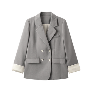 TKY SHOP女士翻袖撞色便西10H1CA00A147