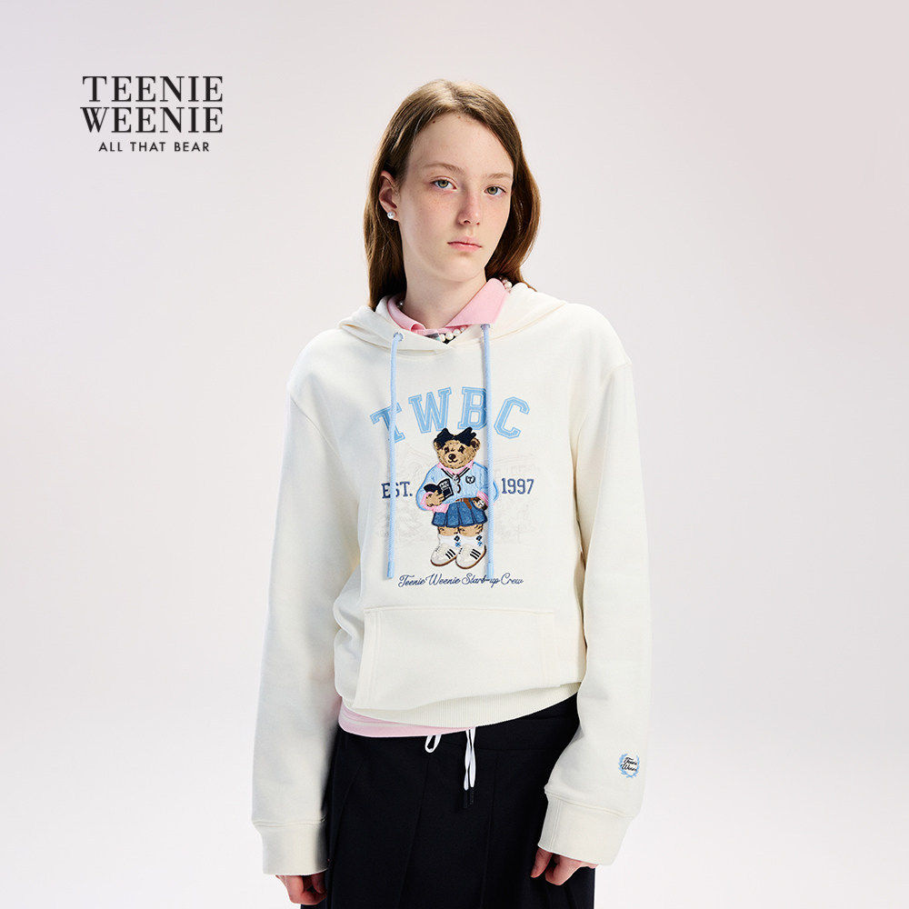 TeenieWeenie小熊女装厚 连帽上衣卫衣TTMW2612C3K
