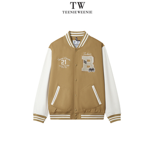Teenie Weenie2025冬校园风棒球夹克外套TNJJ254901K