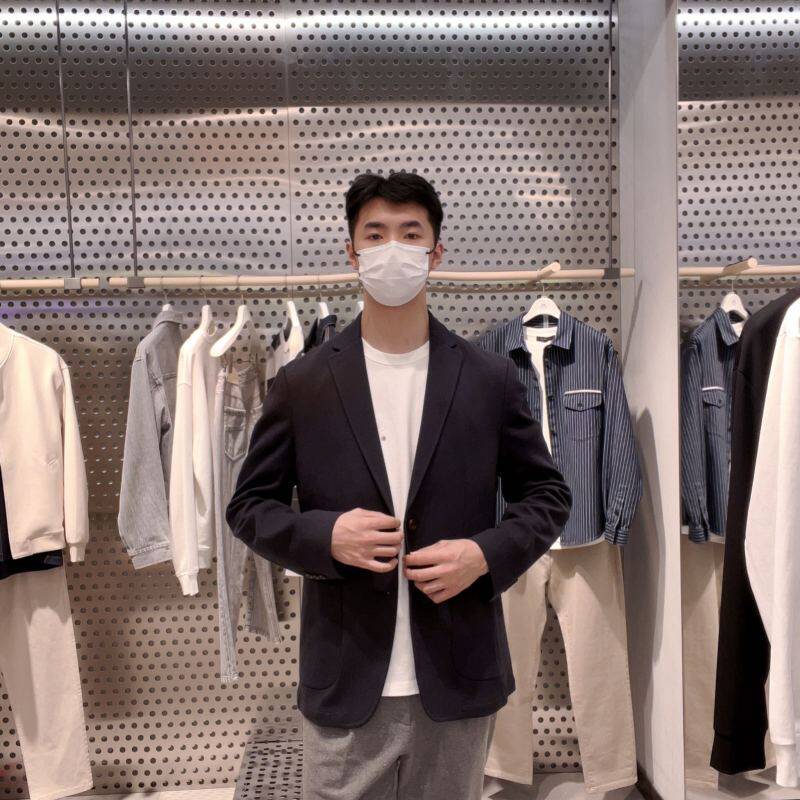 MM麦檬男士休闲简约西服外套9D9110871