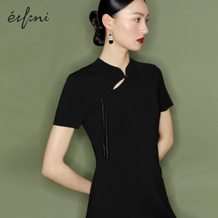 Eifini/伊芙丽女士时尚简约针织连衣裙1F4197001