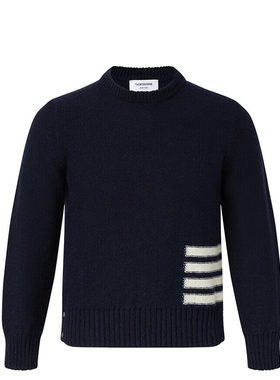THOM BROWNE/汤姆布朗男士针织衫 四条纹圆领套头 MKA448A-Y1032