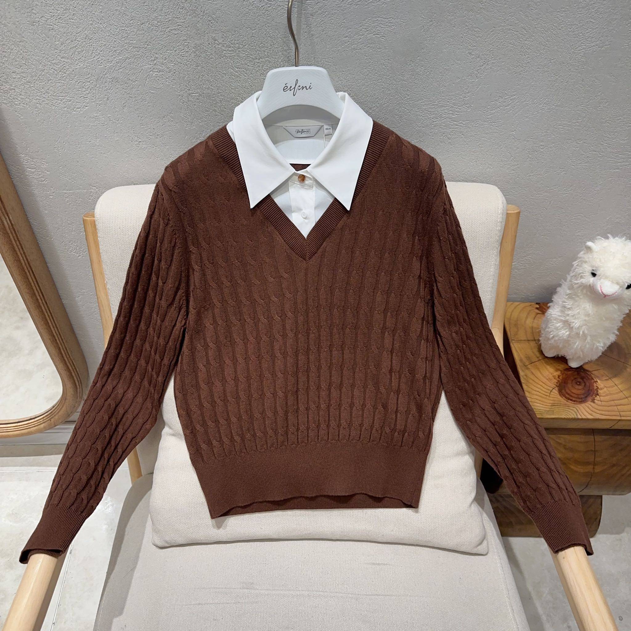 伊芙丽女士时尚休闲毛衫1EA633611