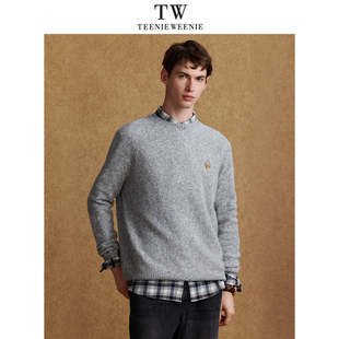 TeenieWeenie2024年冬简约圆领毛衣TNKW244V03K