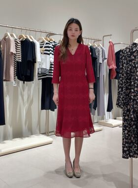 玖姿女士气质简约连衣裙JWEQ50049