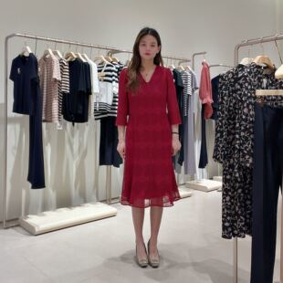 玖姿女士气质简约连衣裙JWEQ50049