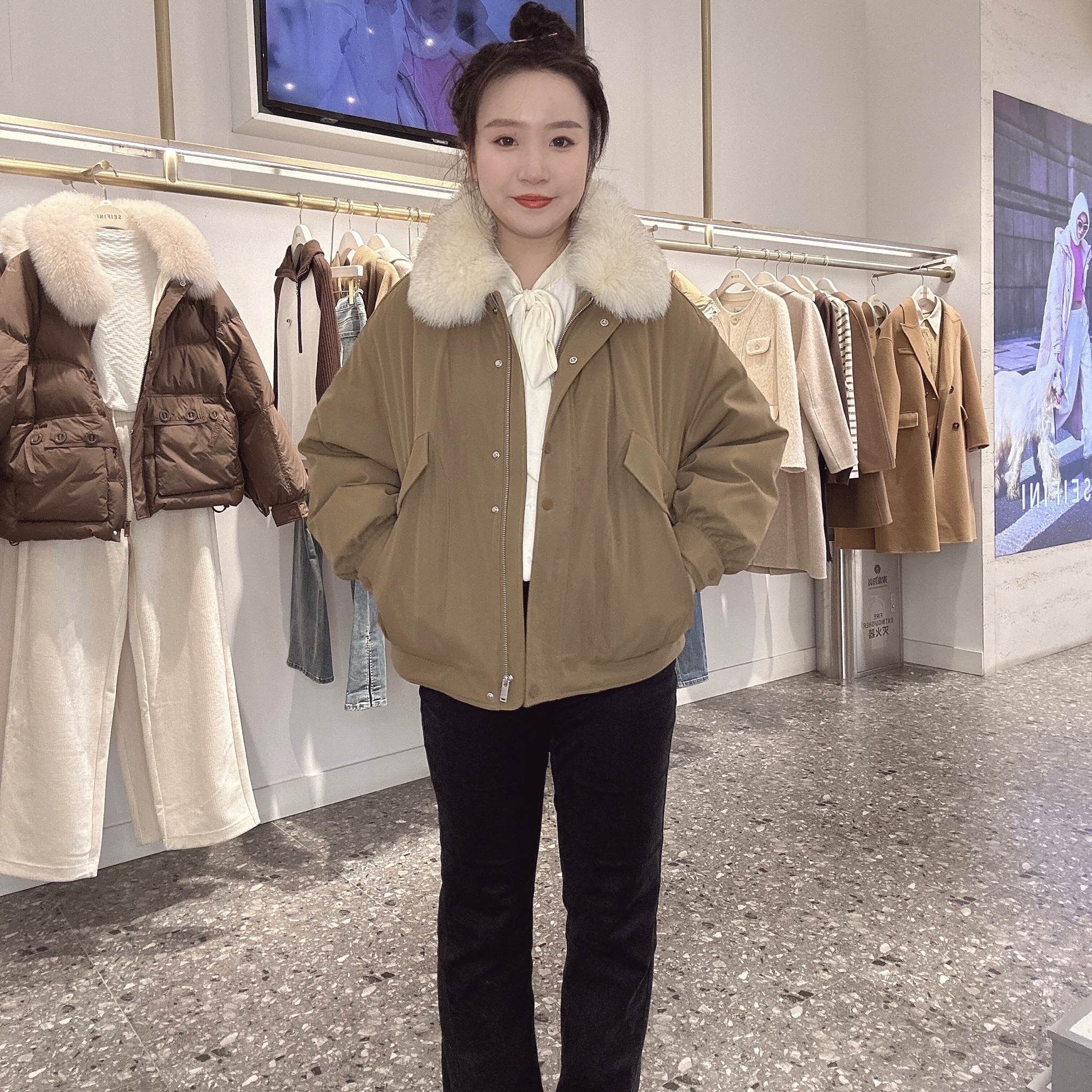 诗凡黎女士时尚简约外套3EA980221