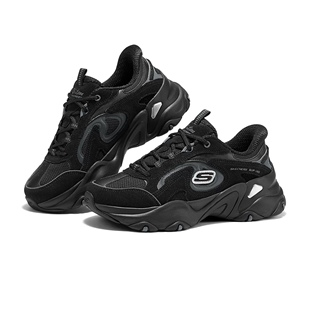 SKECHERS斯凯奇DLITES系列时尚绑带运动鞋150527-BKCC鞋子9