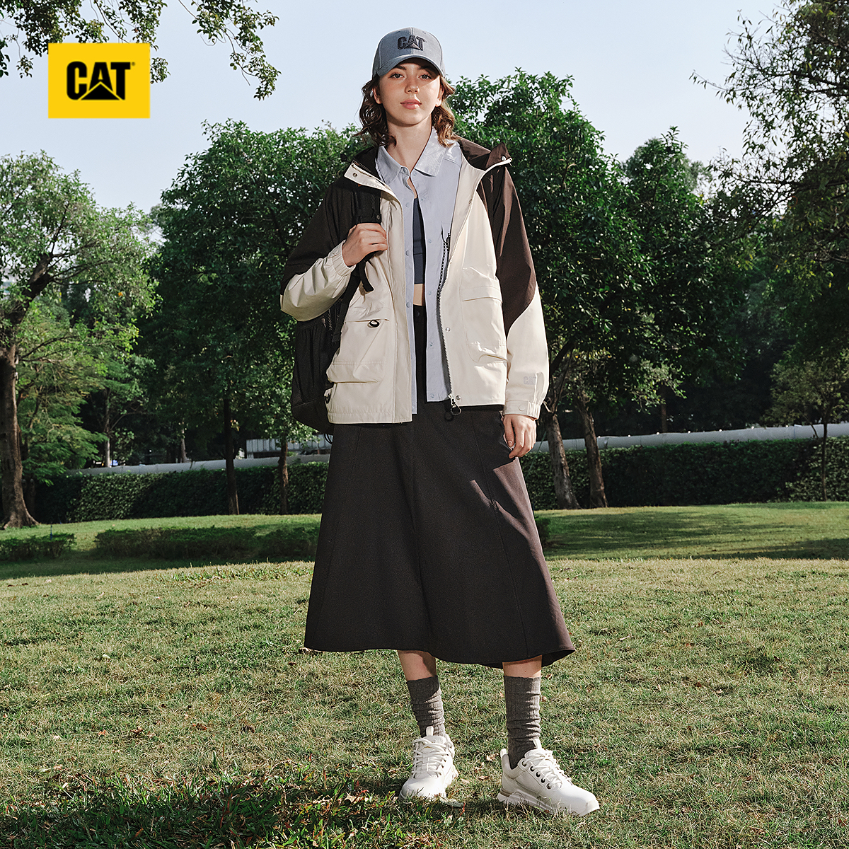 CAT卡特 女士拼色夹克外套