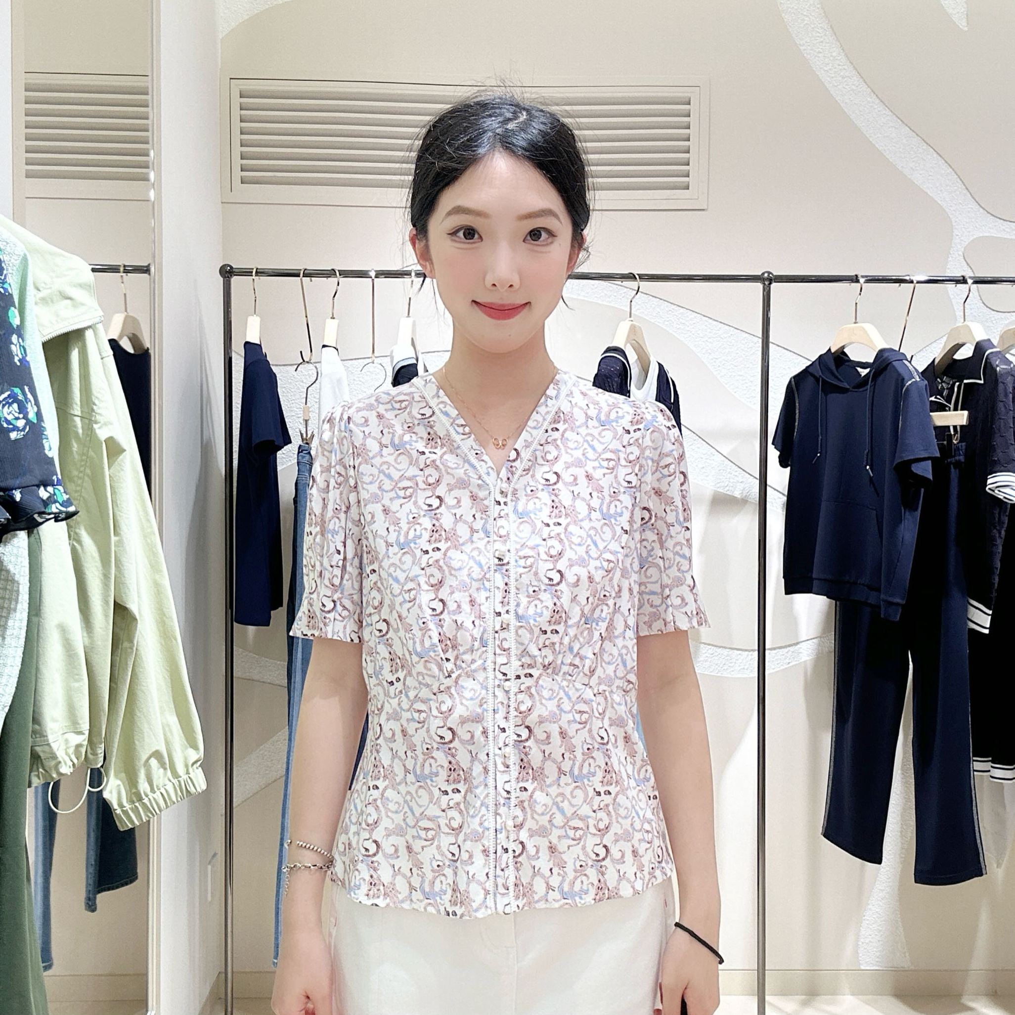 玖姿女士时尚优雅衬衫JZEX60214