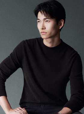 报喜鸟男士冬季休闲半高领羊绒衫EBY244027U111