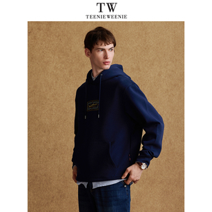 TeenieWeenie2024冬撞色字母连帽卫衣TNMH244C02D