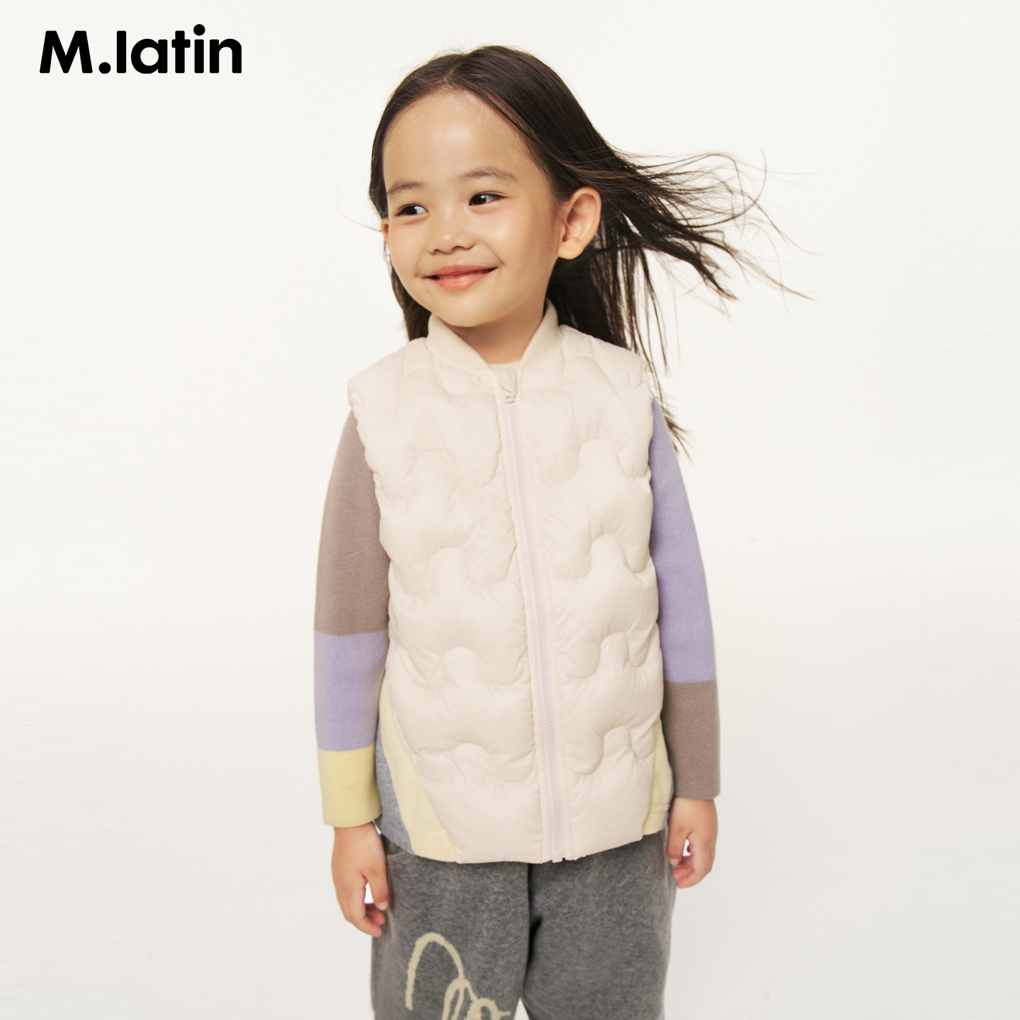 马拉丁童装儿童羽绒服25冬装新款女小童羽绒马甲