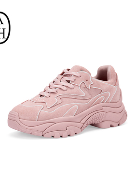 ASH女鞋Addict老爹鞋潮流厚底增高复古休闲运动鞋AQ140L40006