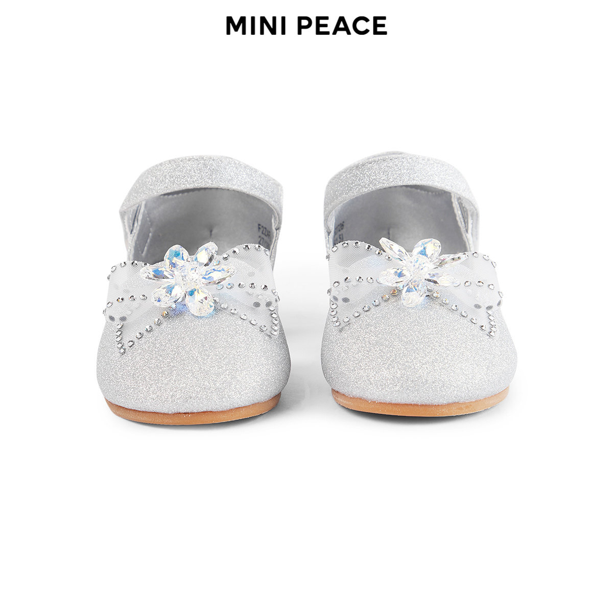 MINIPEACE太平鸟童装女童蝴蝶结镶钻单鞋平底鞋