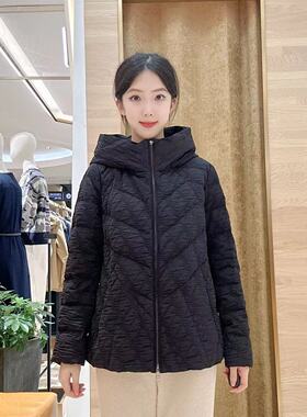 菲姿女士简约时尚羽绒服F4W912