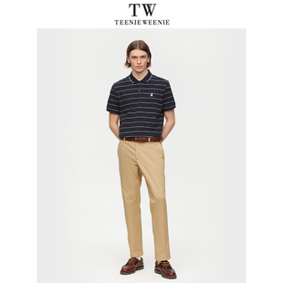T恤TNHS2423B2K 条纹POLO衫 TeenieWeenie小熊男装 2024夏季