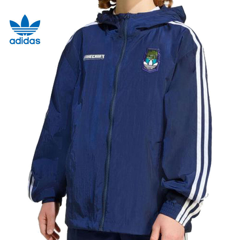 adidas阿迪达斯大童运动休闲夹克外套KD9835
