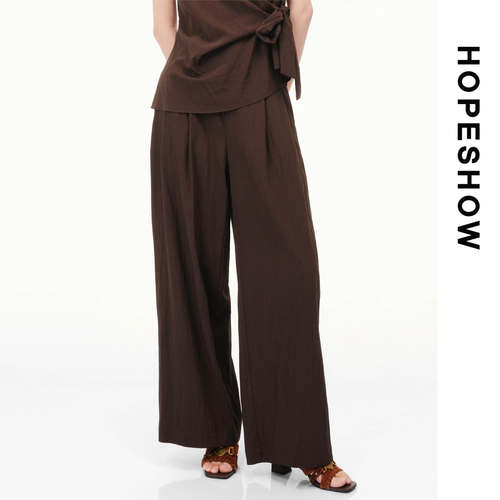 HOPESHOW红袖裤子