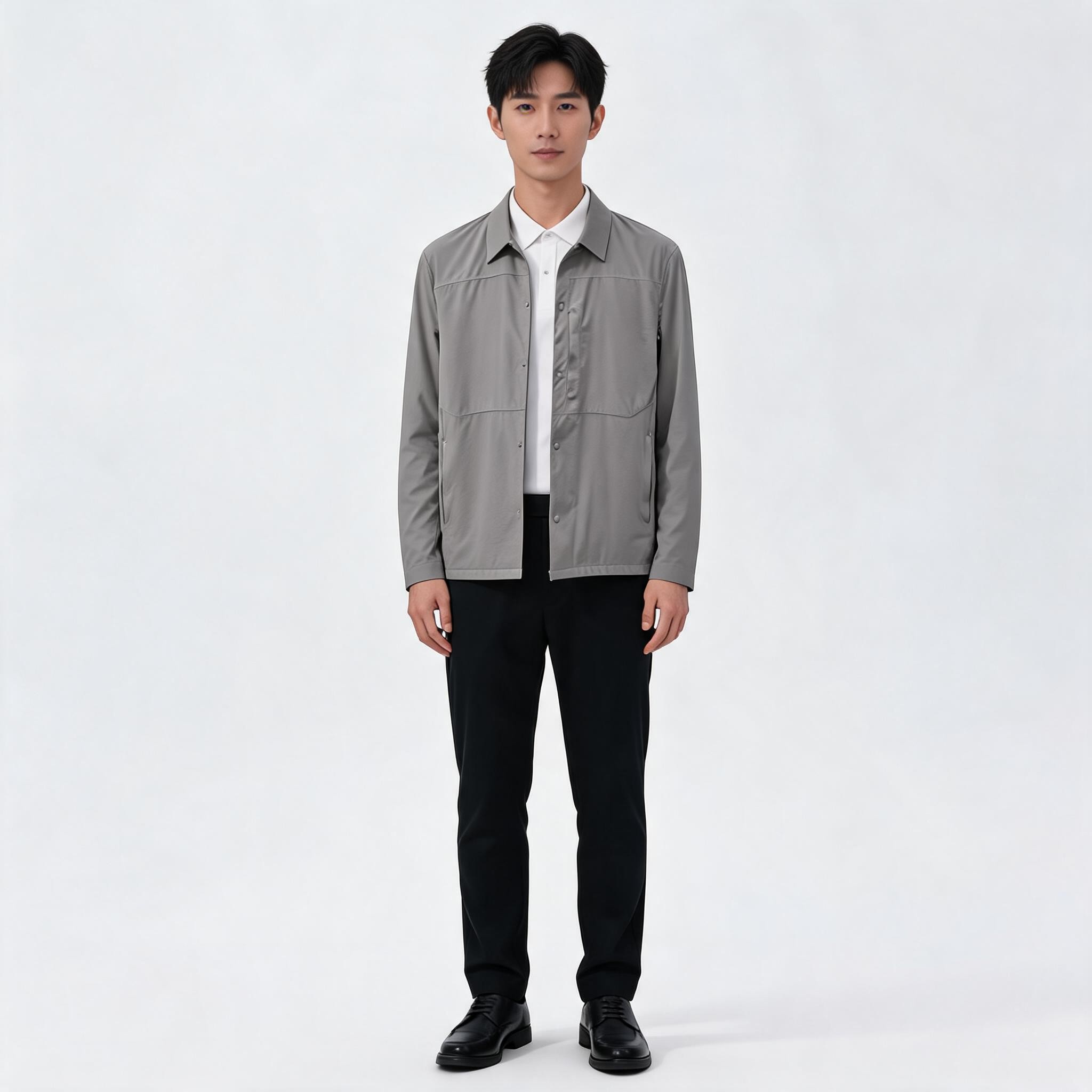 雅戈尔男士翻领轻薄通勤休闲夹克外套YJJK430215XCA