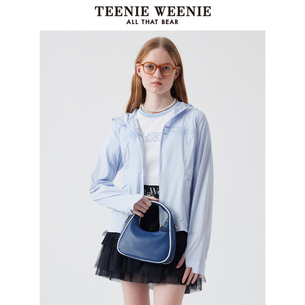 TeenieWeenie小熊女装外套2025夏季户外双栖彩壳上衣