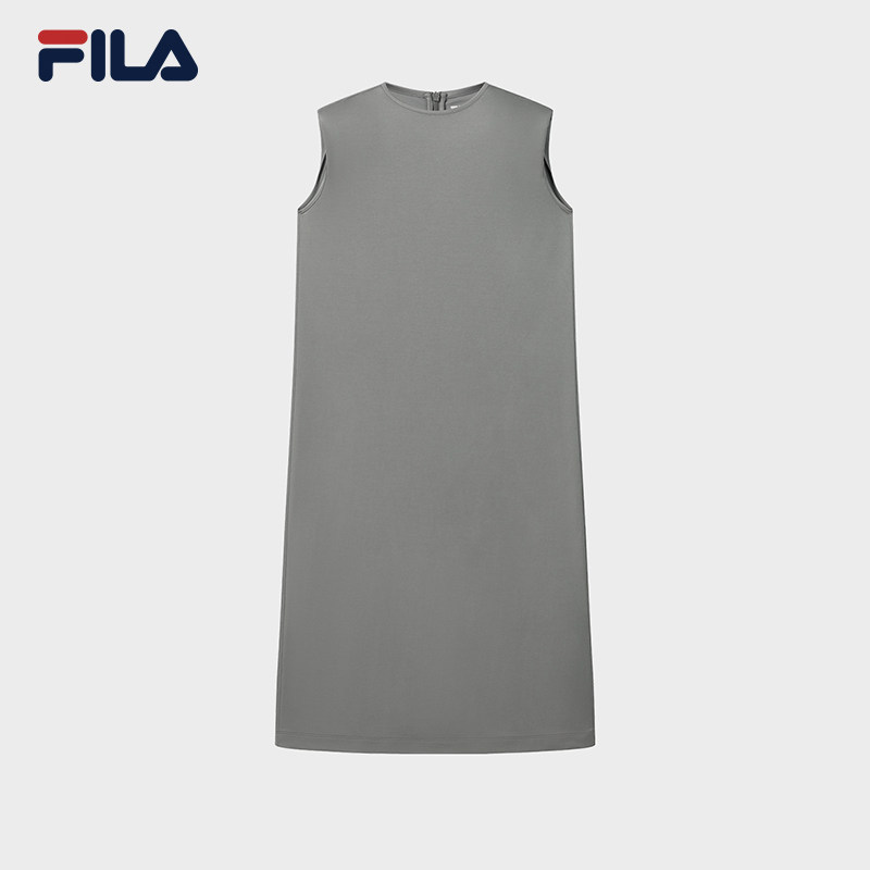 FILA MILANO斐乐女针织连衣裙26夏新款休闲宽松背心裙F11W625316F