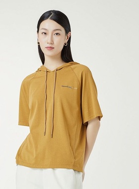 FEIZI/菲姿女士时尚舒适短袖卫衣2B130