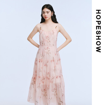 HOPESHOW/红袖连衣裙89125141639