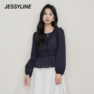杰茜莱衬衫女短款小个子上衣 jessyline