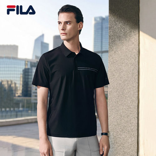 凉感 |FILA 斐乐男子菁英短袖POLO衫2026夏季新款上衣F11M623101F
