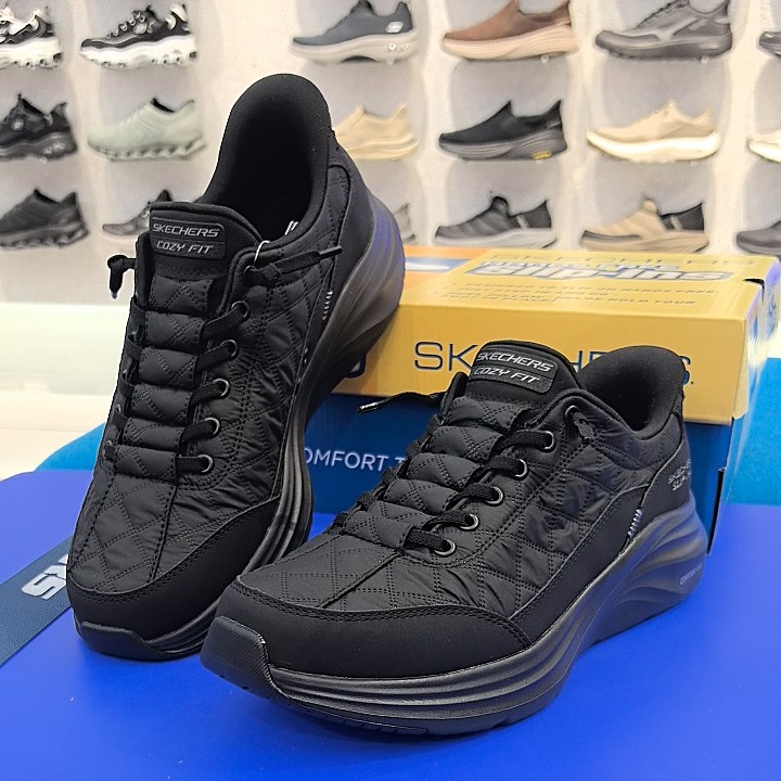 斯凯奇男士脚蹬运动休闲鞋232619-BBK