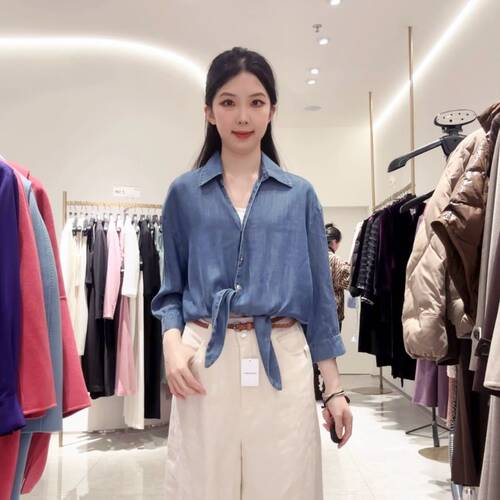 PESARO女士时尚复古衬衫上衣51097067