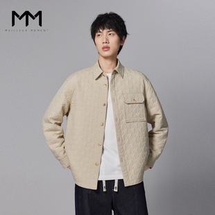 MM麦檬男装 时尚高级感保暖夹克 棉衣9E9180361
