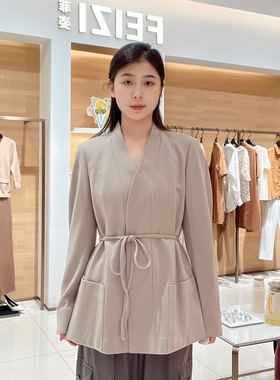 FEIZI菲姿女士简约气质外套F3W153