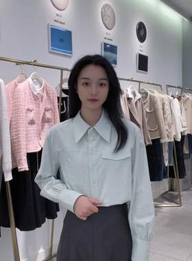 诗凡黎女士时尚简约衬衫3EA122401