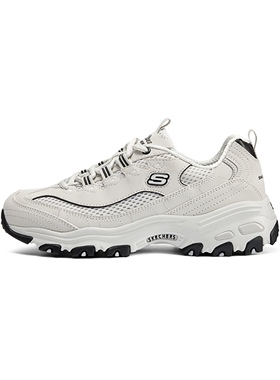 SKECHERS斯凯奇女鞋薄款透气DLITES系列熊猫鞋休闲鞋896193-LTGY