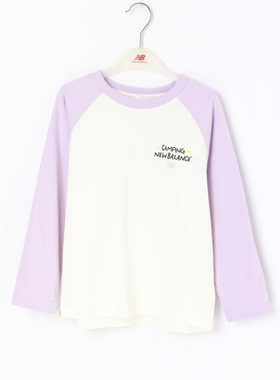 New Balance男女童简约时尚长袖T恤ND7DF12073