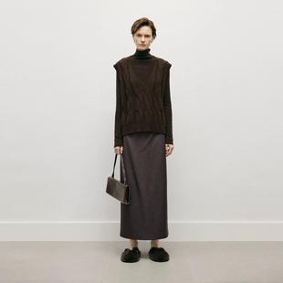 MM麦檬 针织毛衫马甲背心女5EB133221