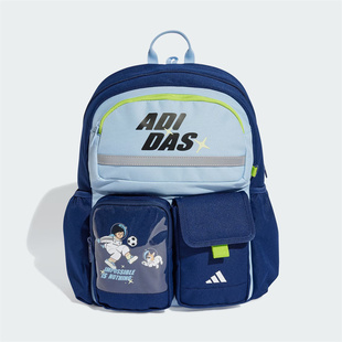 Adidas kids阿迪达斯书包运动双肩包大容量男大童透气背包KA9243