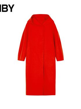 【东方CNY】JNBY/江南布衣24冬红色大衣5OB814740