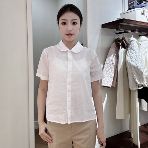 E·Land女士时尚休闲衬衫(TRANSFORMED Y-SHIRT)(YA)EEYAG24B02
