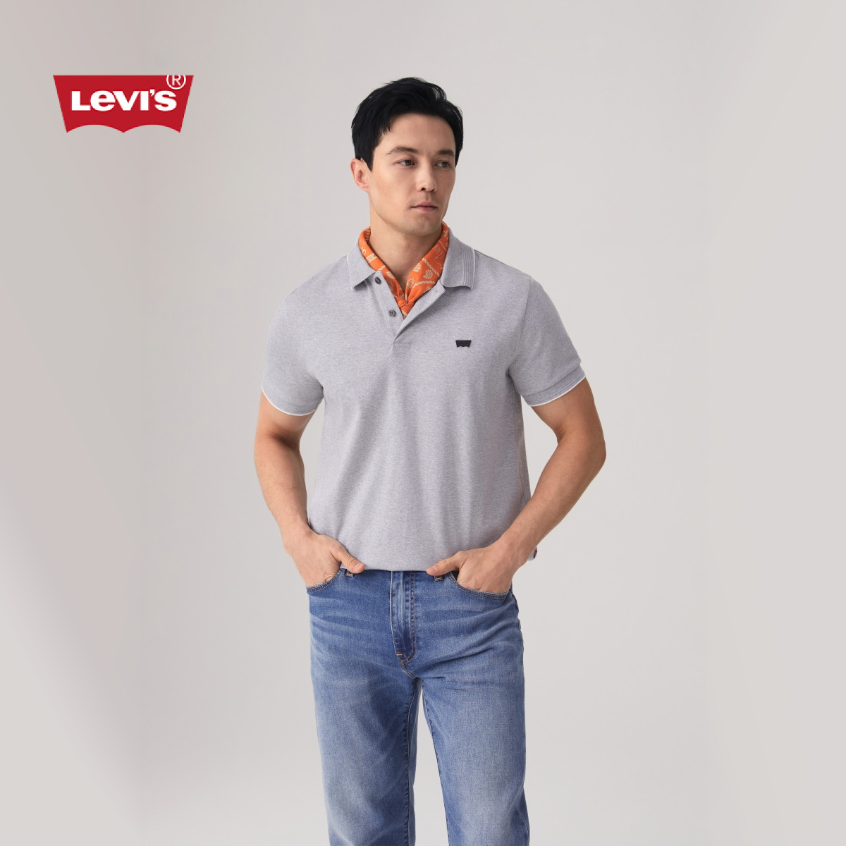 Levi's李维斯 男士针织短袖Polo衫003MT-0000