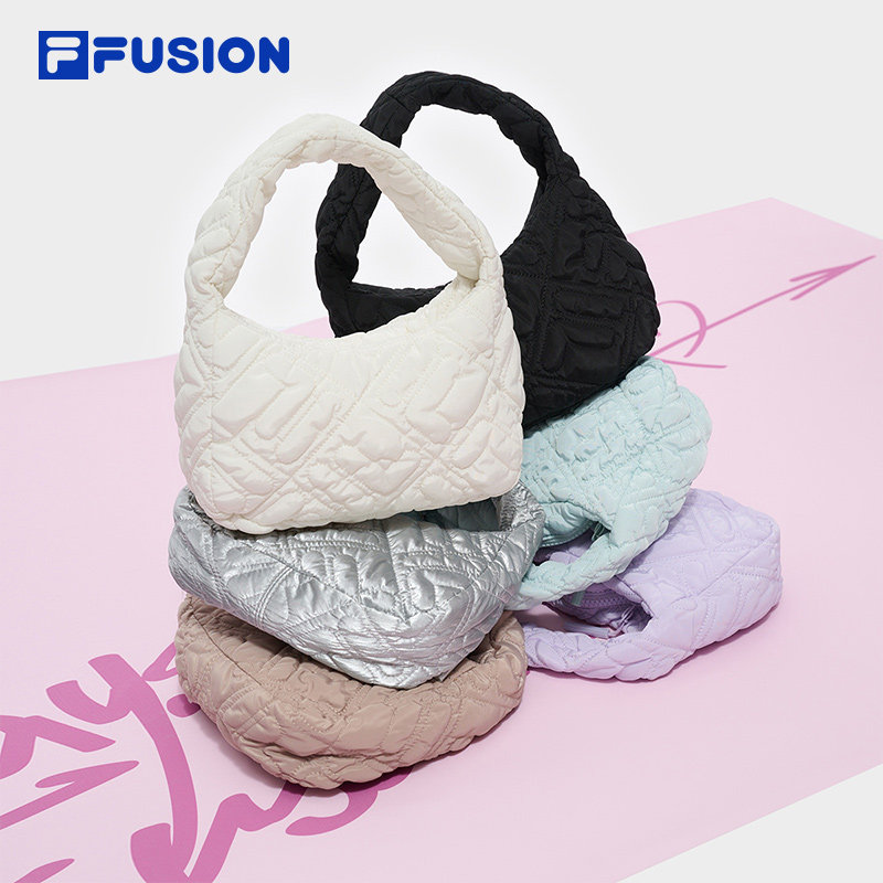 FILA FUSION斐乐泡芙包手提包女包2025春季手拎包小包T13W513143F