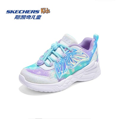 null-春-SKECHERS GIRLS 抽绳闪灯鞋